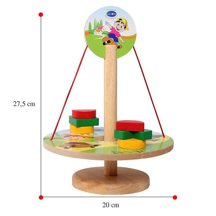 Mua Đồ chơi cân đĩa gỗ Winwintoys Chính hãng Ưu đãi - Hình ảnh 4
