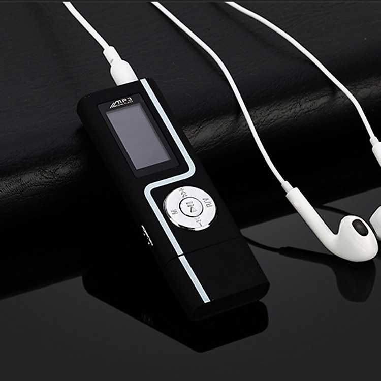 Máy nghe nhạc mp3 usb có màn hình bộ nhớ trong 8Gb, chế độ FM, ghi âm, máy học tiếng, máy nghe nhạc khi chạy bộ, tập gym, tặng tai nghe
