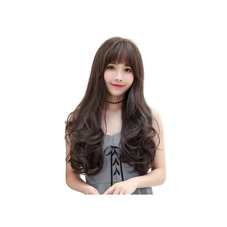 Tóc giả nữ nguyên đầu dài (kèm lưới và lược ). Tóc giả nữ, tóc giả, tóc giả nguyên đầu, tóc giả nữ giá rẻ, tóc giả cao cấp, tóc giả cả đầu. Tóc giả nữ sợi tơ cao cấp, chịu nhiệt tốt, bấm uốn, duỗi, gội thoải mái
