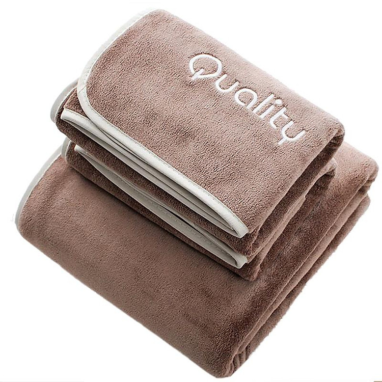 Bộ 2 ( 1 Khăn tắm +1 khăn mặt ), chất liệu cao cấp siêu thấm 8700208