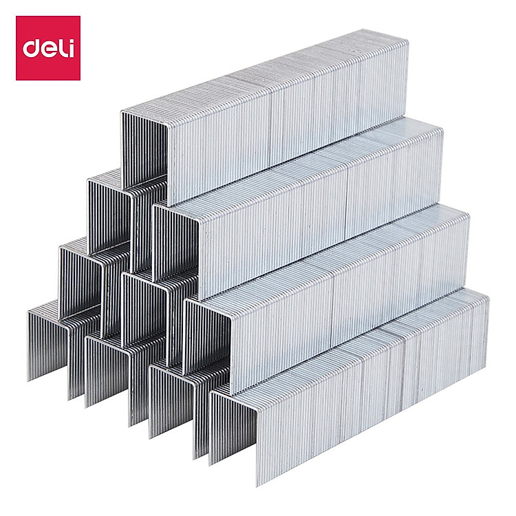 Hộp Đinh Ghim Dập 23/23 Deli 14 (210 tờ) - Ảnh 6