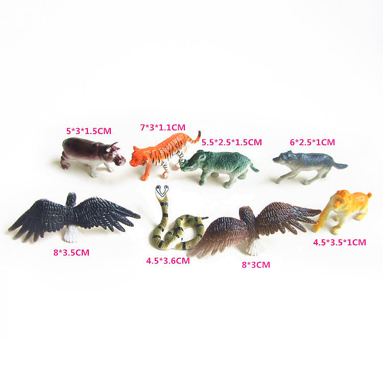 Bộ Mô Hình Nhựa Đồ Chơi (8 con) - Ảnh 4