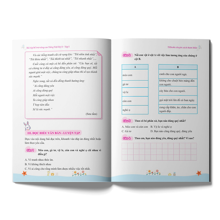 Bài Tập Bổ Trợ Nâng Cao Tiếng Việt Lớp 4 - Tập 1 - Ảnh 2