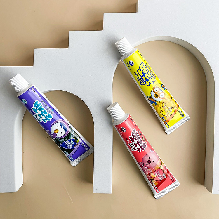 Kem đánh răng Pororo vị Đào 50g Chính hãng Giá rẻ - Hình ảnh 5