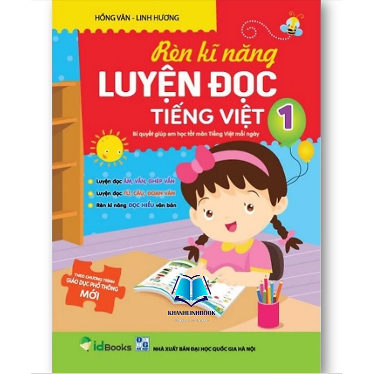 Sách - Rèn kỹ năng Luyện đọc Tiếng Việt 1 - Bí quyết giúp em học tốt môn tiếng Việt mỗi ngày