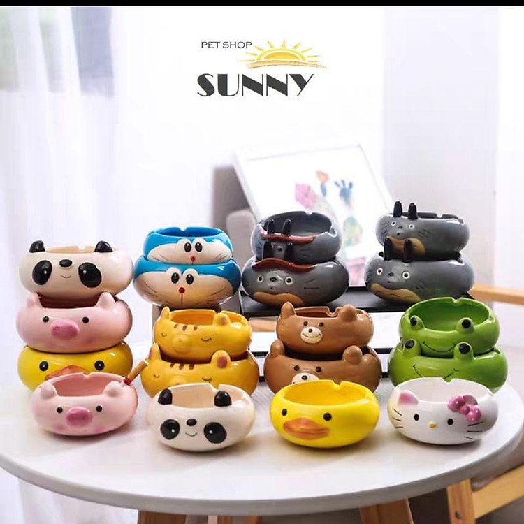 Tổng hợp chén sứ đựng thức ăn hamster part 4 (lớn, chống lật)