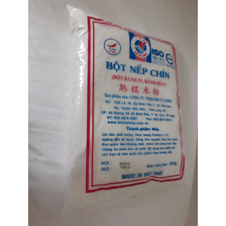 Bột nếp chín (bánh in) COOKED GLUTINOUS RICE FLOUR 1kg