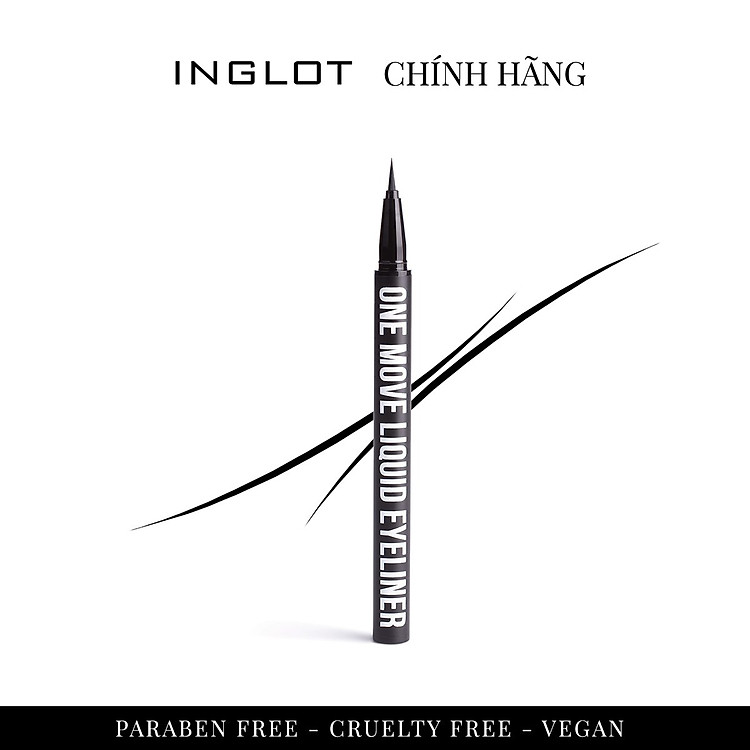 Bút Kẻ Mắt Nước Thuần Chay Inglot One Move Liquid Eyeliner 0.55ml