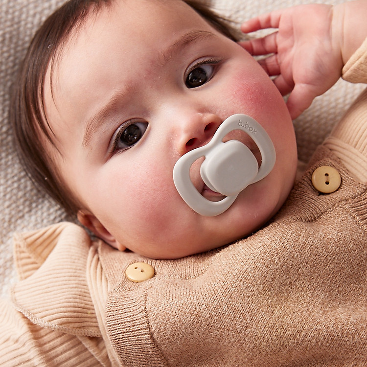 B.box Set 2 núm ti silicone kháng khuẩn Tiết kiệm - Hình ảnh 5