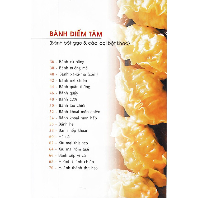 Bánh Điểm Tâm (Bánh Bột Gạo & Các Loại Bột Khác)