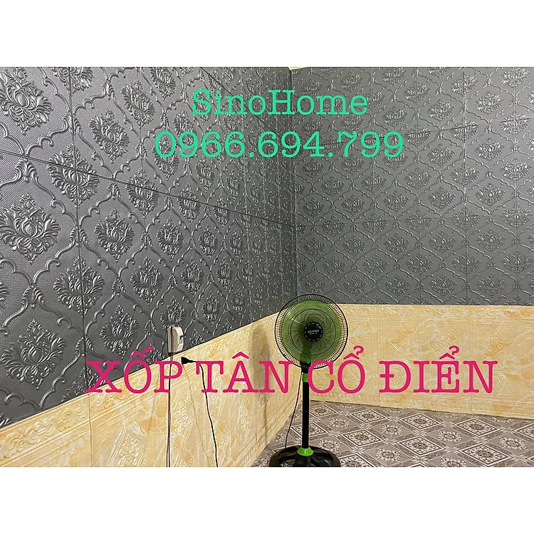 Xốp dán tường TÂN CỔ ĐIỂN - HOA VĂN - LOẠI 1