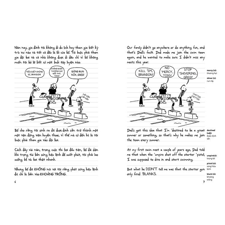 Nhật Ký Chú Bé Nhút Nhát (Tập 1-3) - Bản Song Ngữ - Ảnh 6