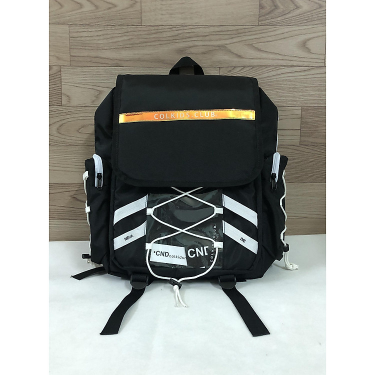 (Tặng Full tag và giấy thơm) balo colkids club phản quang ss4 Balo Nam Nữ Đi Học Unisex cặp