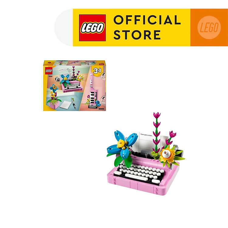 Mua tại Tiki: LEGO CREATOR 31169 Máy Đánh Chữ Và Hoa Chính hãng Tiết kiệm