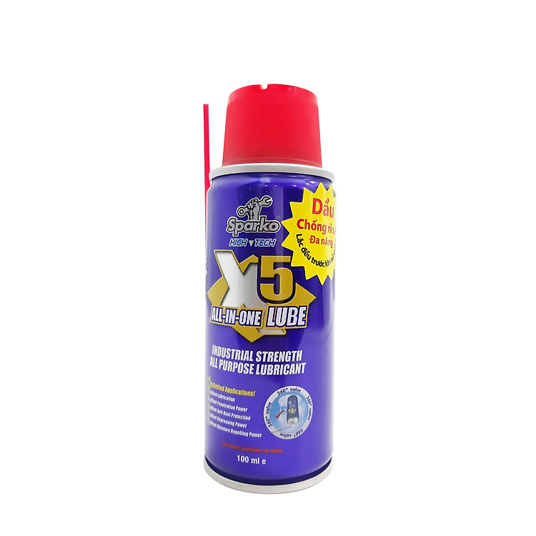 Chai xịt dầu chống rỉ sét, bôi trơn máy móc vật dụng trong nhà