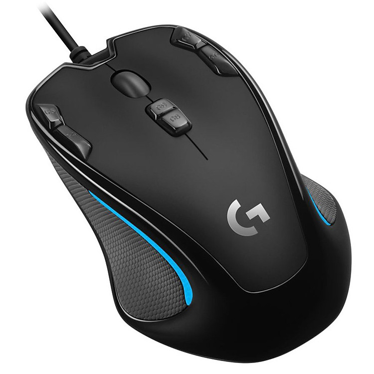 Chuột game có dây Logitech G300S - 9 nút bấm có thể lập trình, 7 màu RGB - Hàng chính hãng