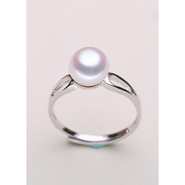 Nhẫn Bạc nữ đính ngọc trai N1010 Bảo Ngọc Jewelry