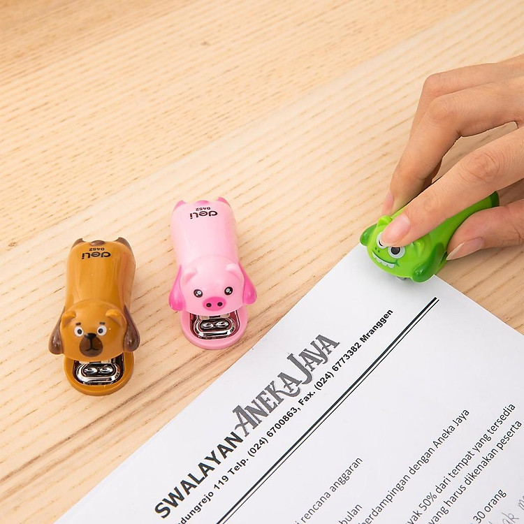 Dập Ghim Mini #10 Deli (1 cái) - Ảnh 5