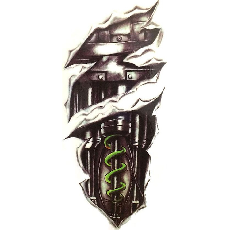 Hình Xăm Dán Phuộc Xe QSA056