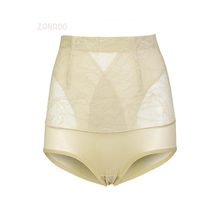 Quần nịt bụng phối ren 281 A&M màu nude