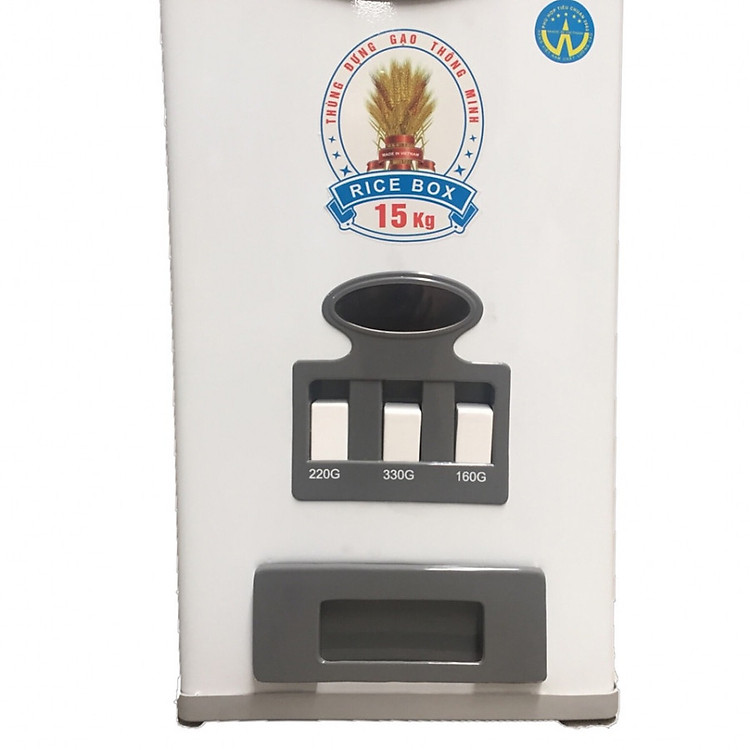Thùng Đựng Gạo Thông Minh Hoa Lan HL-15kg