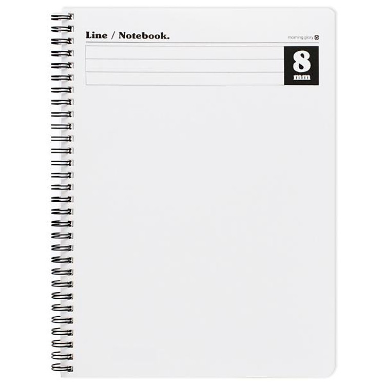 Sổ Lò Xo Ghi Chú Bìa Nhựa Everyone (8 mm) – Kẻ Ngang