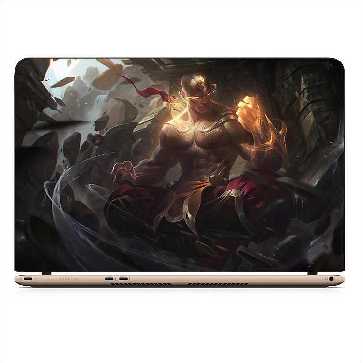 Miếng Dán Skin In Decal Dành Cho Laptop - Leesin LMHT 4