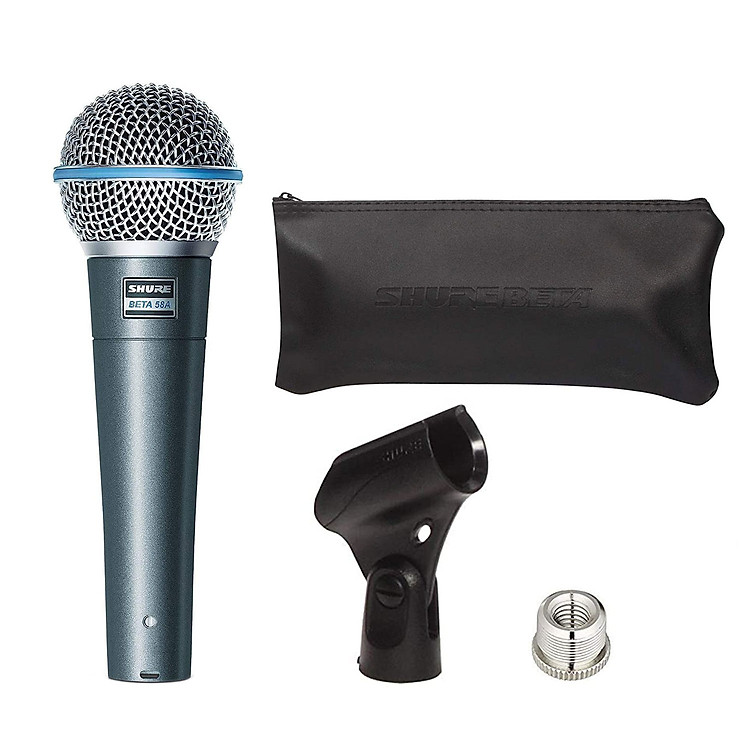 Mic Cầm Tay Shure BETA 58A Micro Phòng Thu Studio BETA58A Microphone Karaoke BETA 58A-X - Hàng Chính Hãng