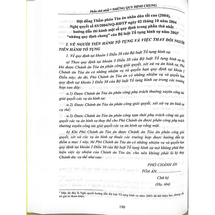Chỉ Dẫn Tra Cứu, Áp Dụng Bộ Luật Tố Tụng Hình Sự Năm 2015 (Sửa đổi, bổ sung năm 2021) - Ảnh 2