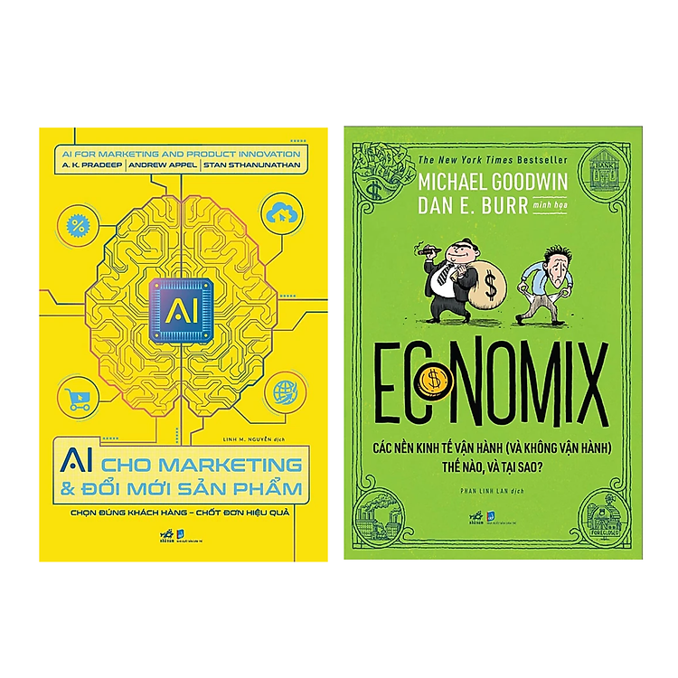 Combo 2 Quyển : Ai Cho Marketing Và Đổi Mới Sản Phẩm nn + Economix - Các Nền Kinh Tế Vận Hành (Và Không Vận Hành) Thế Nào Và Tại Sao? nn