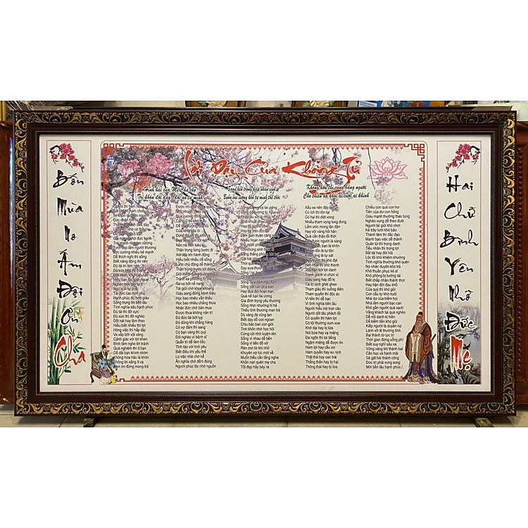 Tranh Lời Dạy Của Đức Khổng Tử - IN171