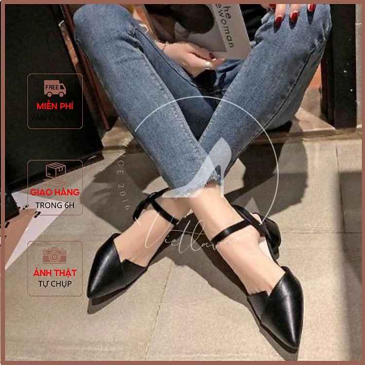 Giày Cao Gót 3P Đơn Giản Mã LNP1A Đen
