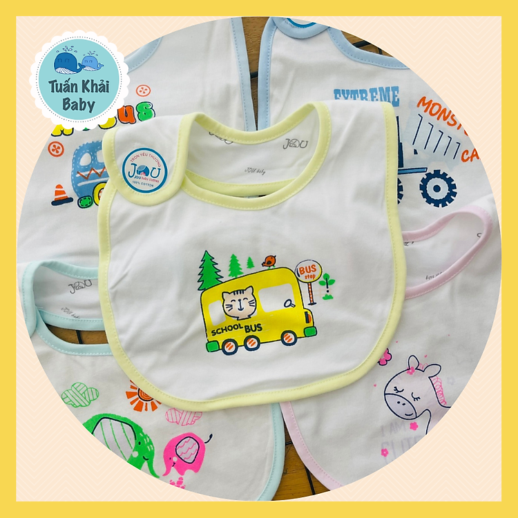 Túi Yếm Sơ Sinh Cotton JOU - TomTombaby Chính hãng Giá tốt - Hình ảnh 2