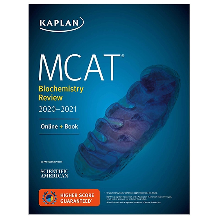 MCAT Biochemistry Review 2020-2021: Online + Book (Kaplan Test Prep)