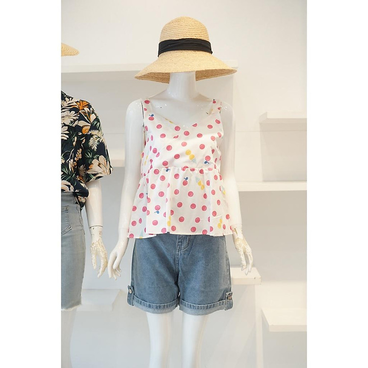 Áo 2 Dây Menina 047 Chấm Bi