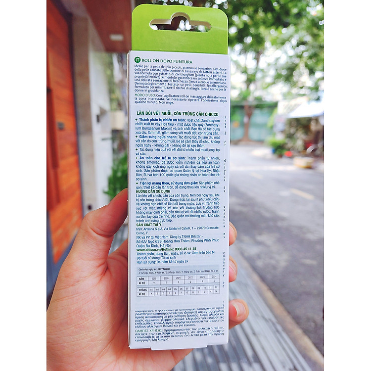 Lăn bôi Chicco cho vết cắn côn trùng Chính hãng Ưu đãi - Hình ảnh 3