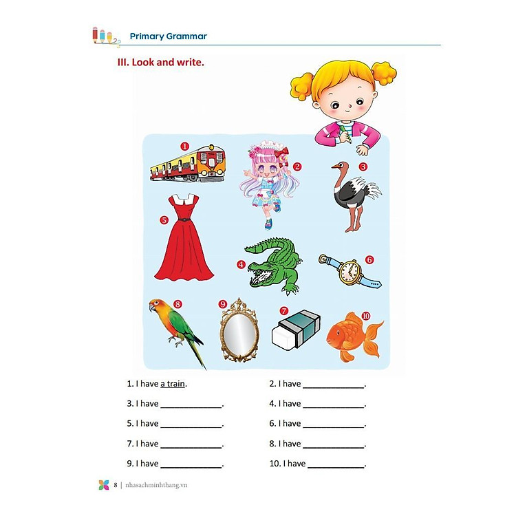 Primary Grammar - Ngữ Pháp Tiếng Anh Theo Chủ Đề Lớp 3 (Tập 1) - Ảnh 5