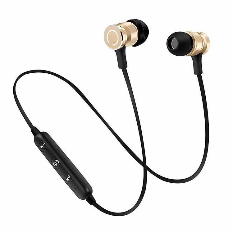 Sport Bluetooth Earphone Magnet Earpiece Noise Reduction Earbuds Stereo Wireless Earphones with Mic for Smart Phones