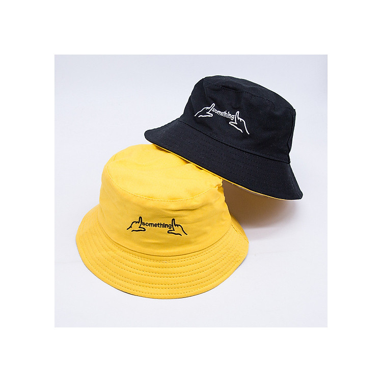 Nón Bucket 2 mặt icon SOMETHING - N25.OBI