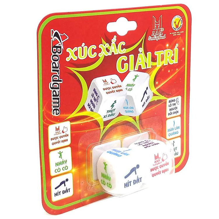 Bộ 2 Xúc Xắc Giải Trí LHT Chính hãng Giá rẻ - Hình ảnh 2