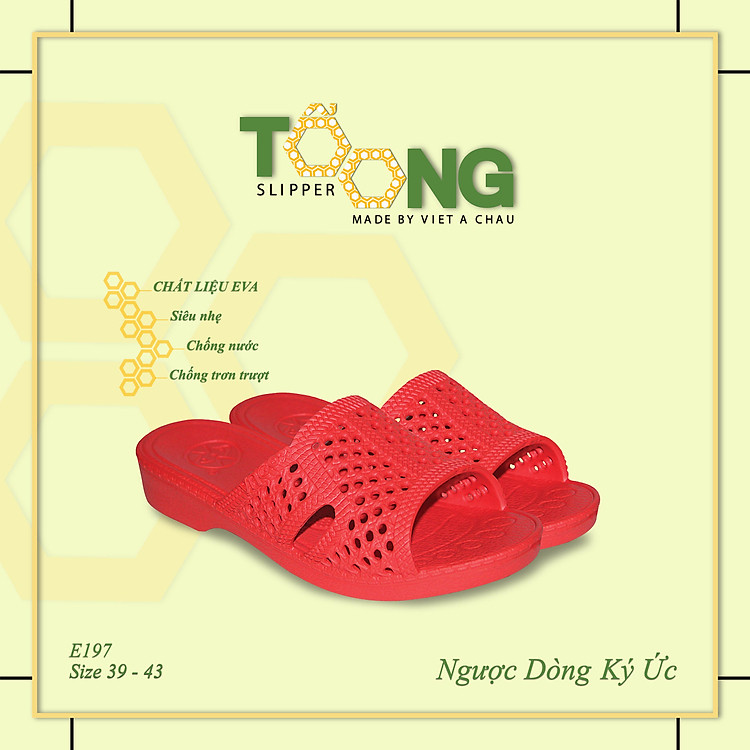 Dép tổ ong VAC nhựa EVA siêu bền, siêu nhẹ, chống trơn trượt, đế dày (FORM LỚN ĐẶT LÙI 1-2 SIZE) Dép Nam Nữ Nhiều Màu Sắc