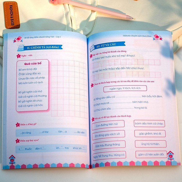 50 Đề Tăng Điểm Nhanh Tiếng Việt, Toán, Tiếng Anh - Lớp 1 - Ảnh 6