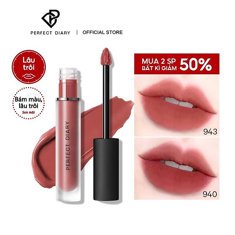 Son kem lì Perfect Diary DreamMatte tông màu số 9 3g