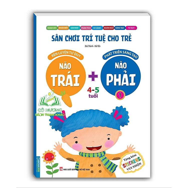 Sân Chơi Trí Tuệ Cho Trẻ – Não Trái + Não Phải 4 – 5 Tuổi – Quyển 1