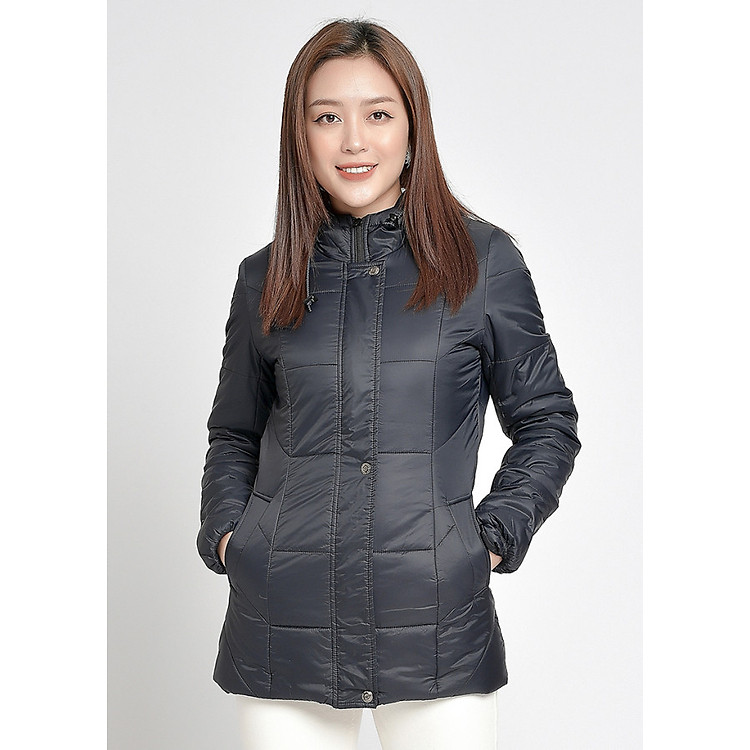 Áo phao dài cõ mũ Lamer L65P18T083-S3200 (Xanh Dương)