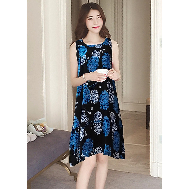 Váy nữ, Váy lanh đẹp, Váy lanh suông mỏng mát, nhiều màu