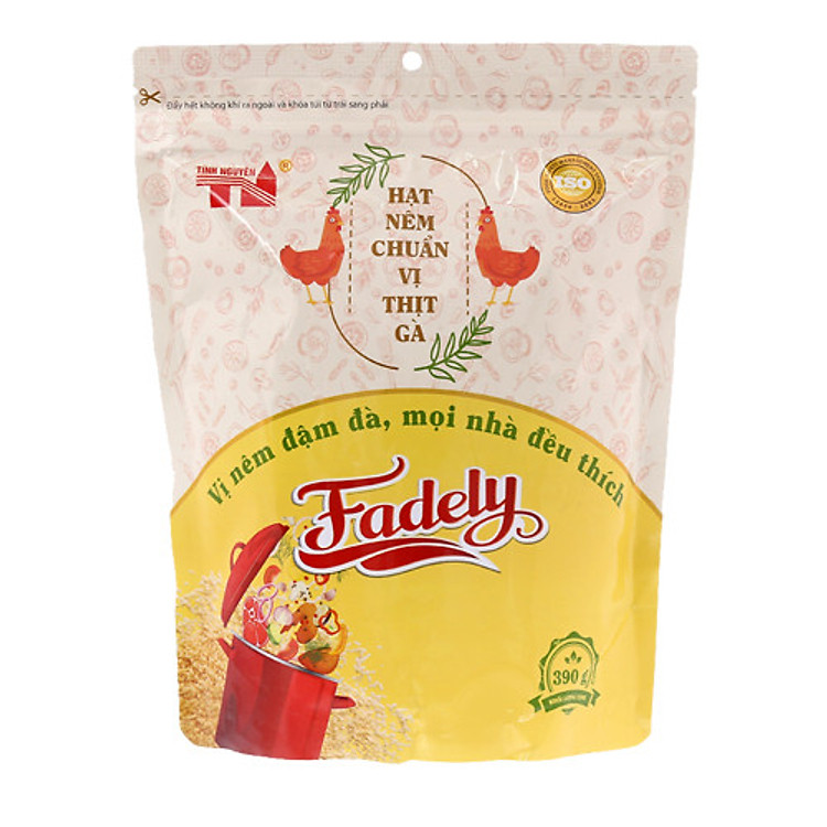 Hạt Nêm Fadely Vị Thịt Gà (390g)