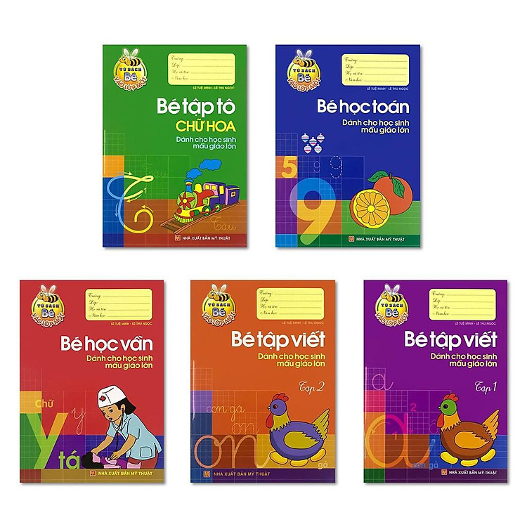Chuẩn Bị Cho Bé Vào Lớp 1 (Túi 5 Cuốn) - Ảnh 4