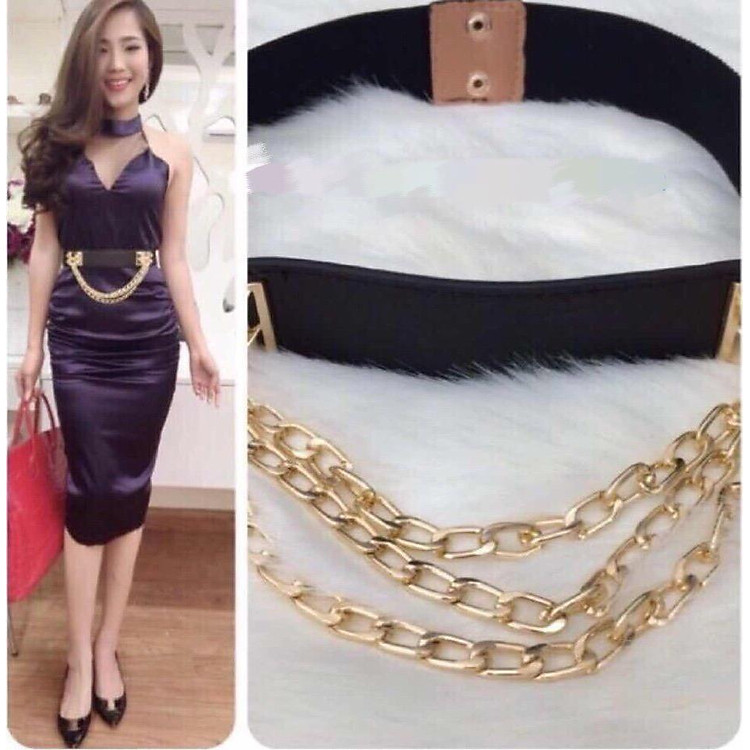 Thắt lưng bản 4cm. Kèm 3 dây thả