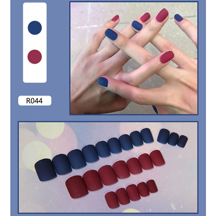 Bộ 24 móng tay giả nail thơi trang như hình (R-044)